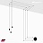 VIBIA WIREFLOW FREE-FORM 3 плафона  фото 3