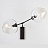 Бра Lindsey Adelman Bubble Sconce Голубой Черный фото 2