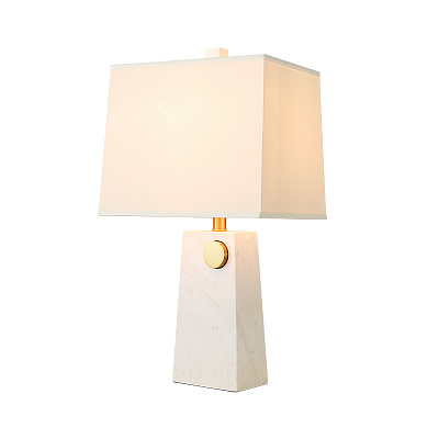 Настольная лампа Table lamp marble White  фото 1