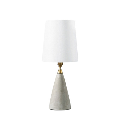 Настольная лампа Concrete Stone Table Lamp Cone  фото 1