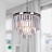 1920s Odeon Glass Fringe Chandelier (S ) - 3 rings фото 3