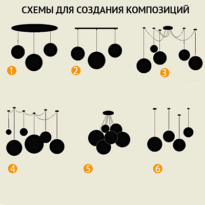 Светильник Selene Copper  фото 1