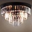 1920s Top Odeon Glass Fringe Chandelier 40 см   фото 4