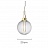 Modoluce Orb Pendant Light Черный фото 10